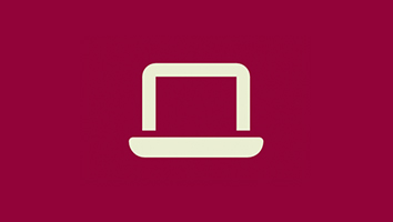 Text reading "Information Technology" with a laptop in the middle.