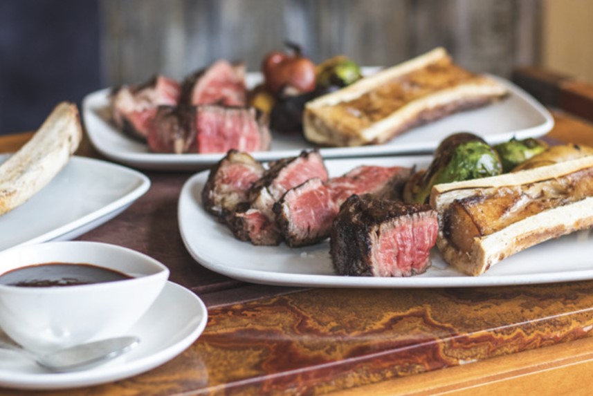 Chef John Howie's food presented on a plate