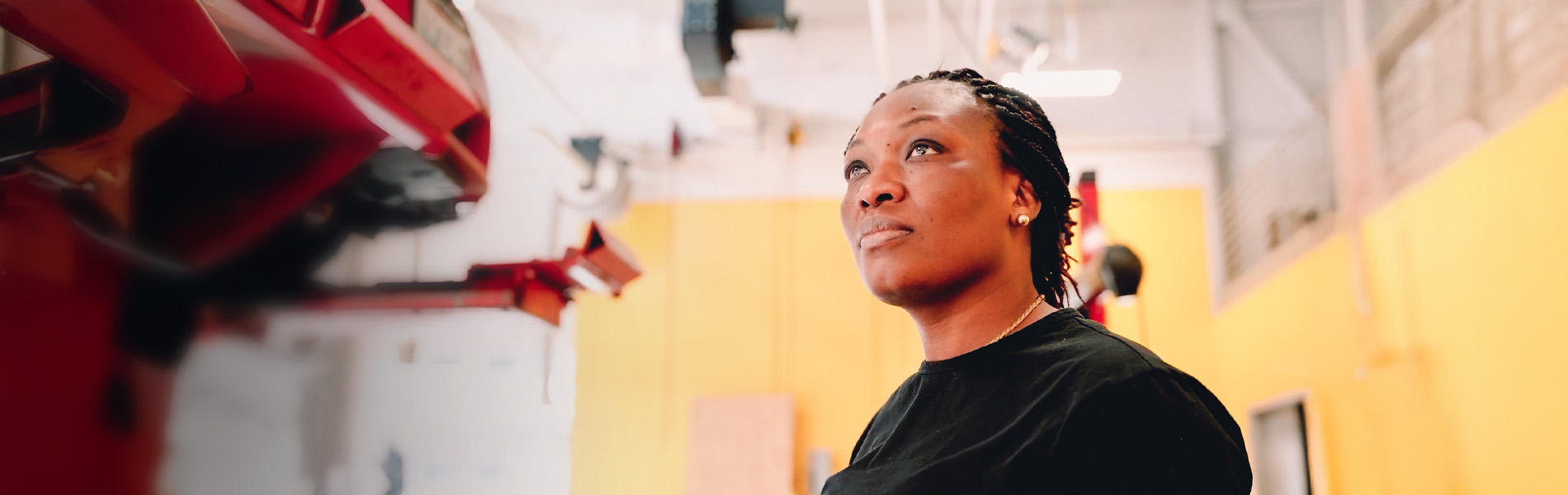 Soda Kane looking up 