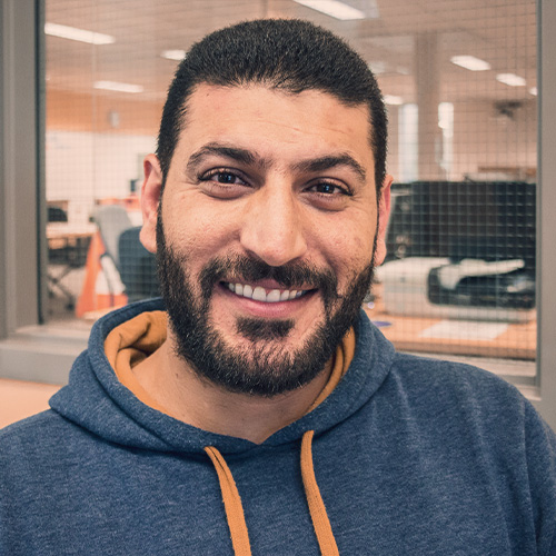 Alan smiling