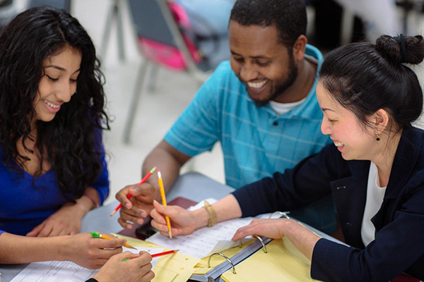 Photo of three student scholars.