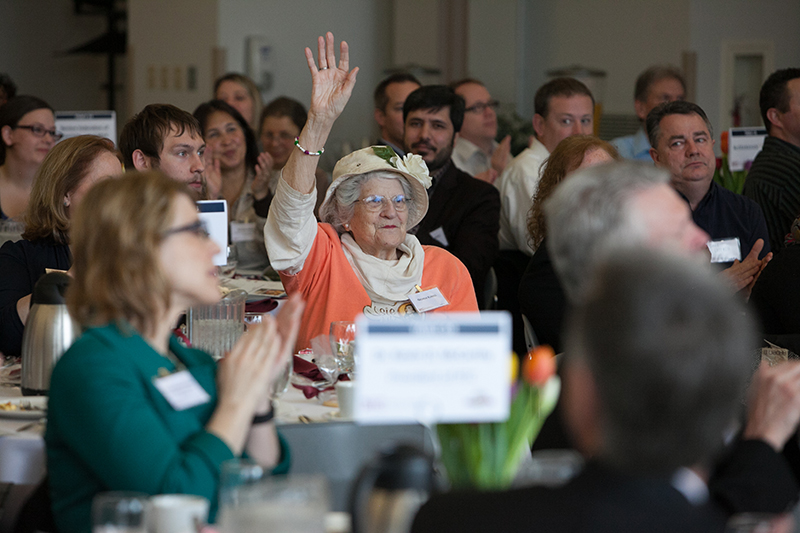 Photo of Georgie, one of the original Rosie the Riveters.