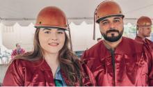 Construction students